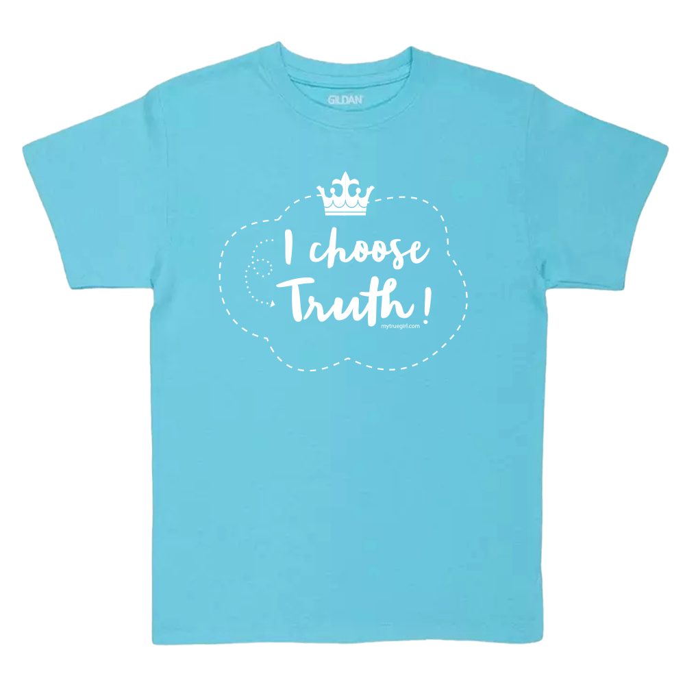 True Girl “I Choose Truth” Blue Tee - Pure Freedom - True Girl -