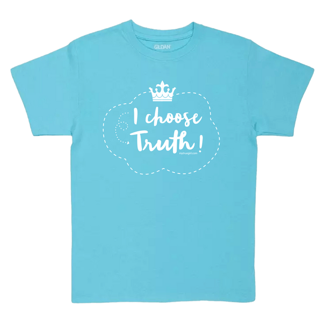 True Girl “I Choose Truth” Blue Tee - Pure Freedom - True Girl -