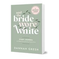 And the Bride Wore White - Book and Journal Set