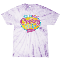True Girl “Crazy for God” Purple Tie - Dye Tee - Pure Freedom - True Girl - 