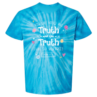 True Girl “Live in Truth” Tie - Dye Tee - Pure Freedom - True Girl - 
